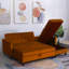 Comeaux 4 Seater Velvet Sofa Bed with Storage-1573346823