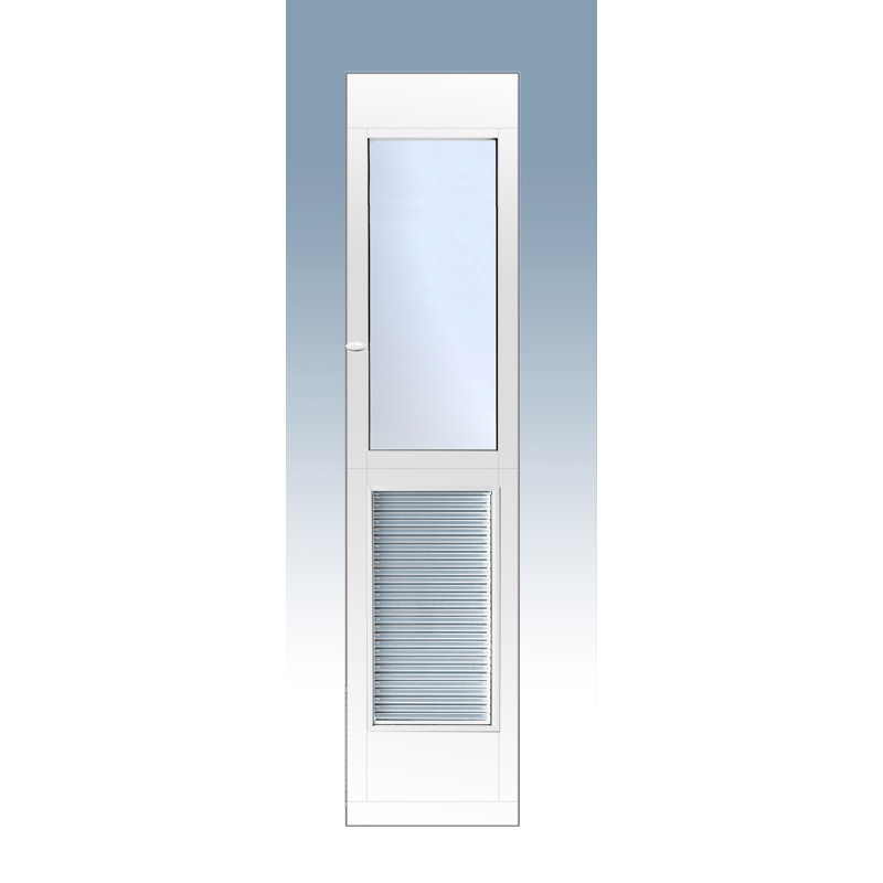 96'' H Metal Pet Door, Extra Large (80.25" H x 18" W x 1" D)