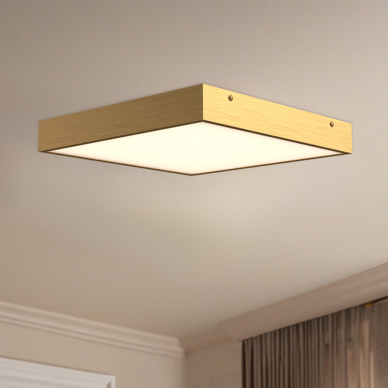 Sydney Gold and Glass LED Flush Mount Light