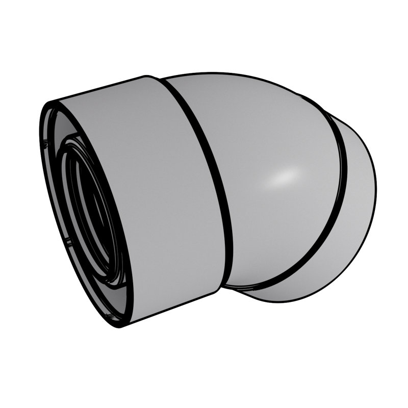 Condensing 45 Degree Elbow