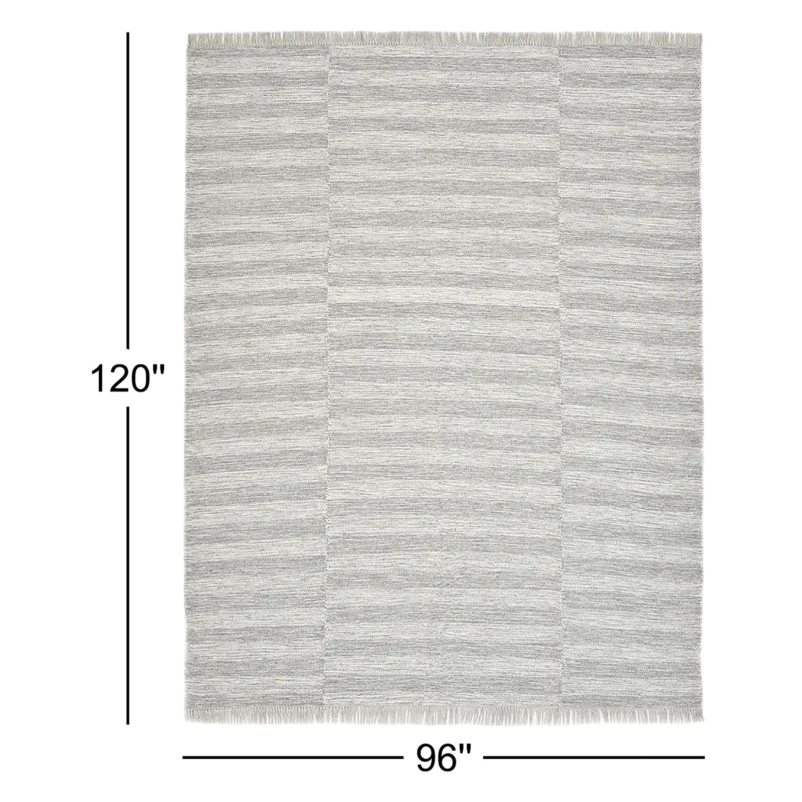 Reva Silver Rug, Rectangle 8' x 10'