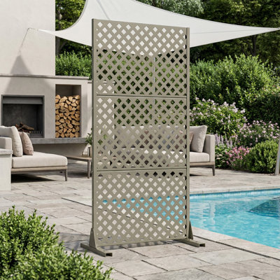Metal Privacy Screen Fence Panel with Stylish Pattern
