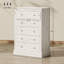 Commode large avec tiroirs, commode