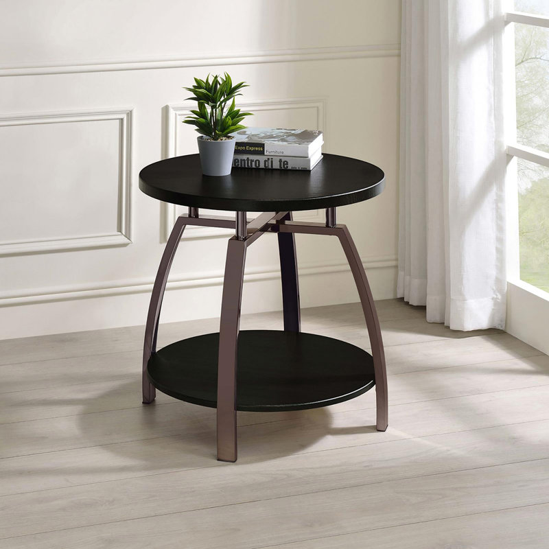 Table de bout en nickel