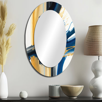 Miroir mural oval