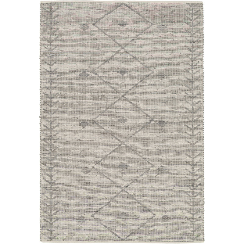 Alaniz Hand Woven Grey Indoor Rug, Rectangle 200cm x 290cm