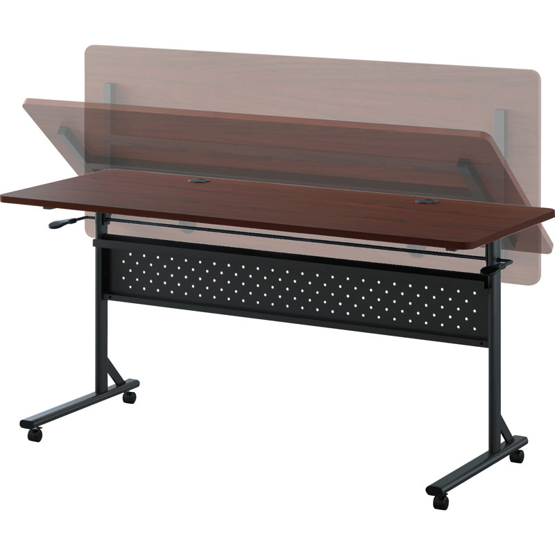 Shift 2.0 Flip And Nesting Mobile Table, Dark Brown, 29.5" H x 60" L x 24" W