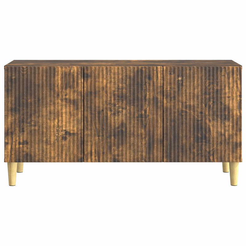 TV Stand, 50cm H x 99cm L x 34.5cm W, Smoked Oak