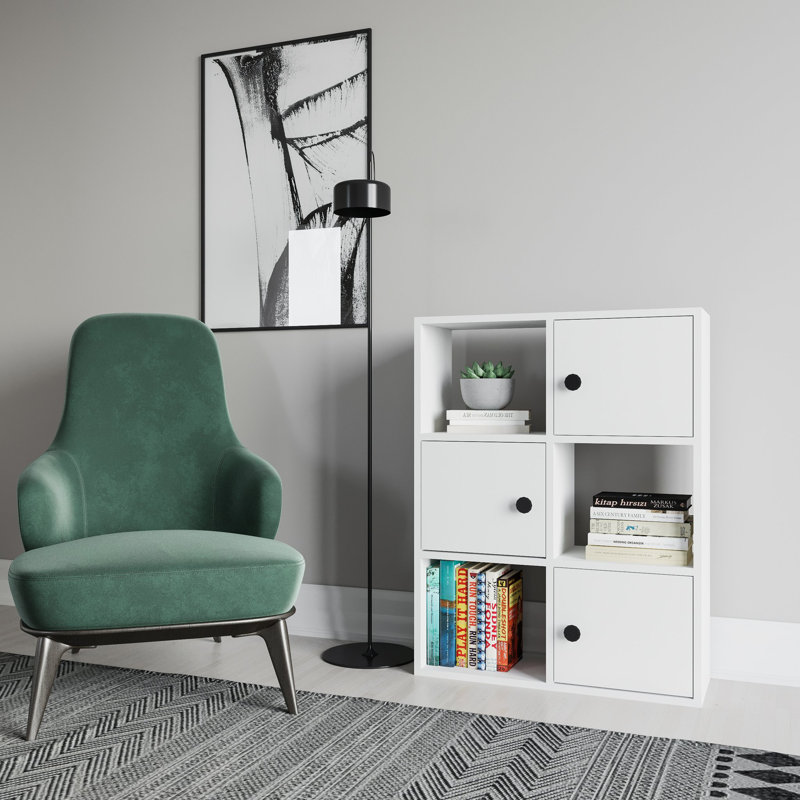Najmin Storage Bookcase, White
