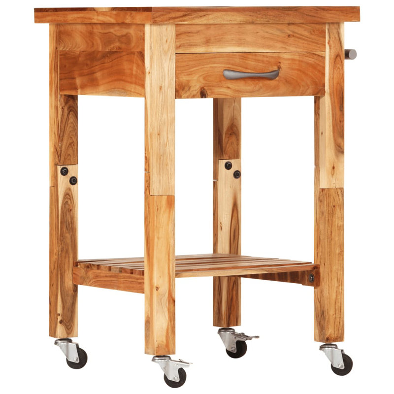 Mariestad Solid Wood Bar Cart