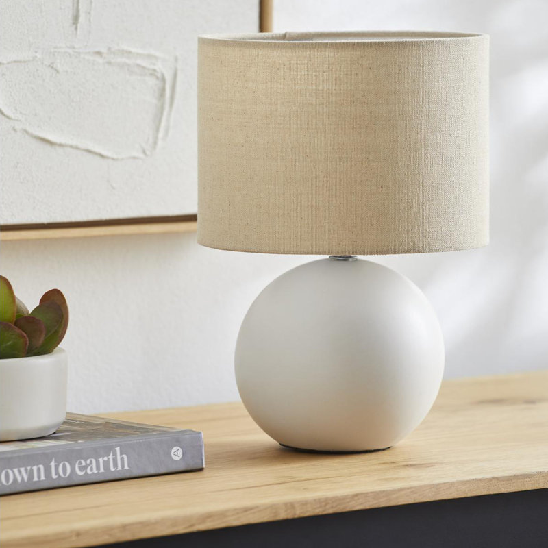 Lampe de table Pramit, Gris