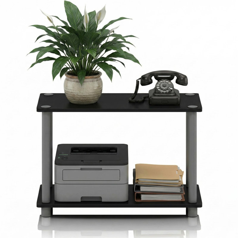 Table de bout Turn N Tube, Noir/gris