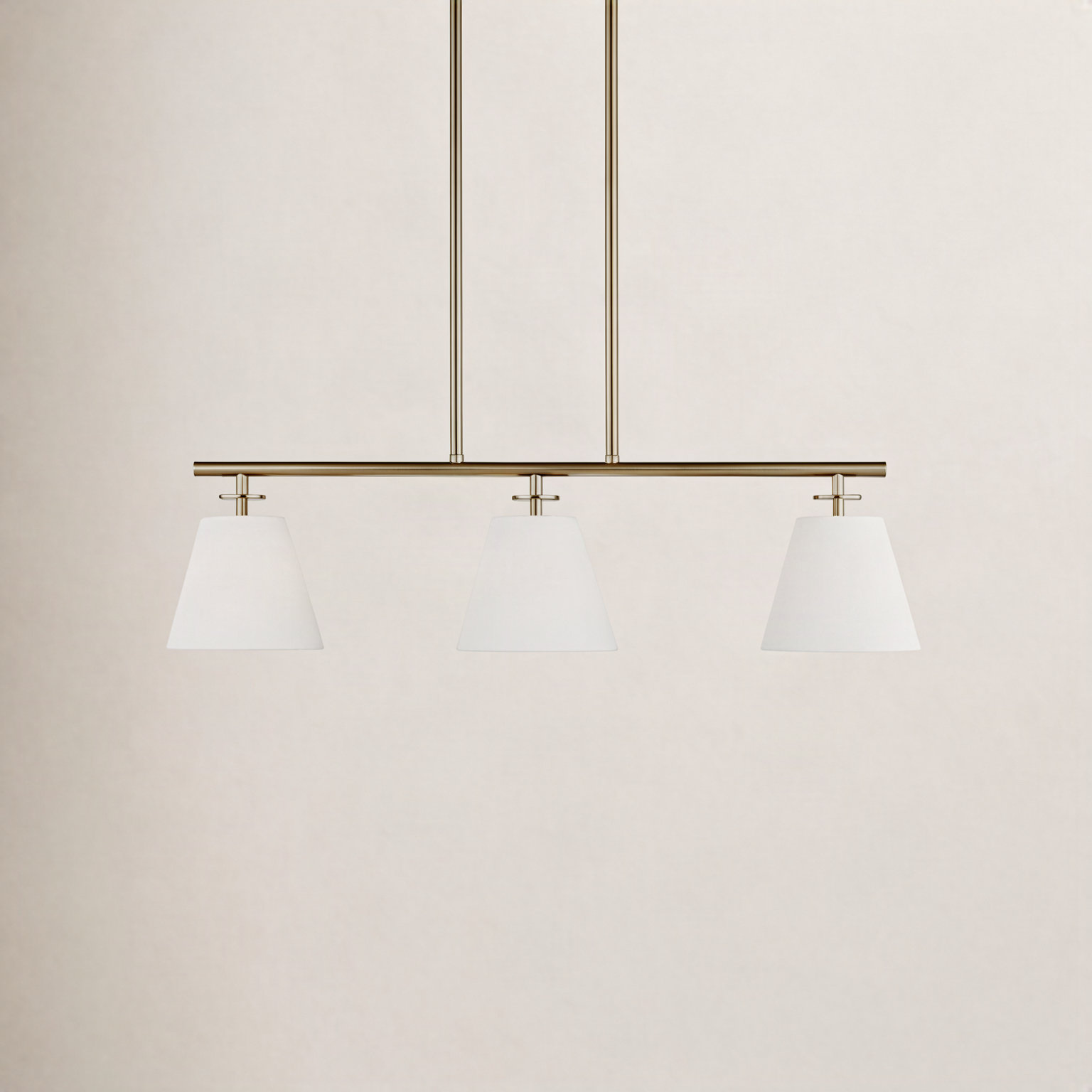 Stephens 3 - Light Dimmable Chandelier, Brass