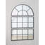 Grand miroir mural arqué 30 "x 45" avec trois sections séparées
