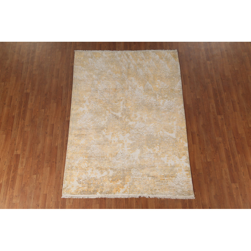 Tapis oriental rayé / abstrait 6 x 8