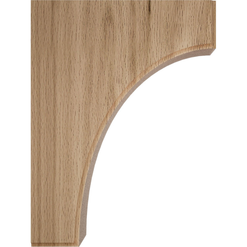 Clarksville 8'' H x 5.25'' W x 6'' D Wood, Red Oak