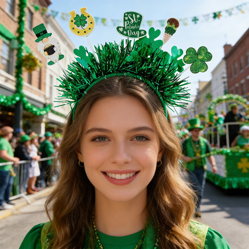 Bandeau de fête de la Saint-Patrick, B