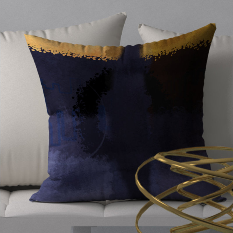 Housse de coussin décorative carrée en forme de coussin et insert confiants Essential, 20 po x 20 po