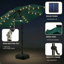 Parasol solaire à DEL avec base et bouton-poussoir-1086108525-1086108504