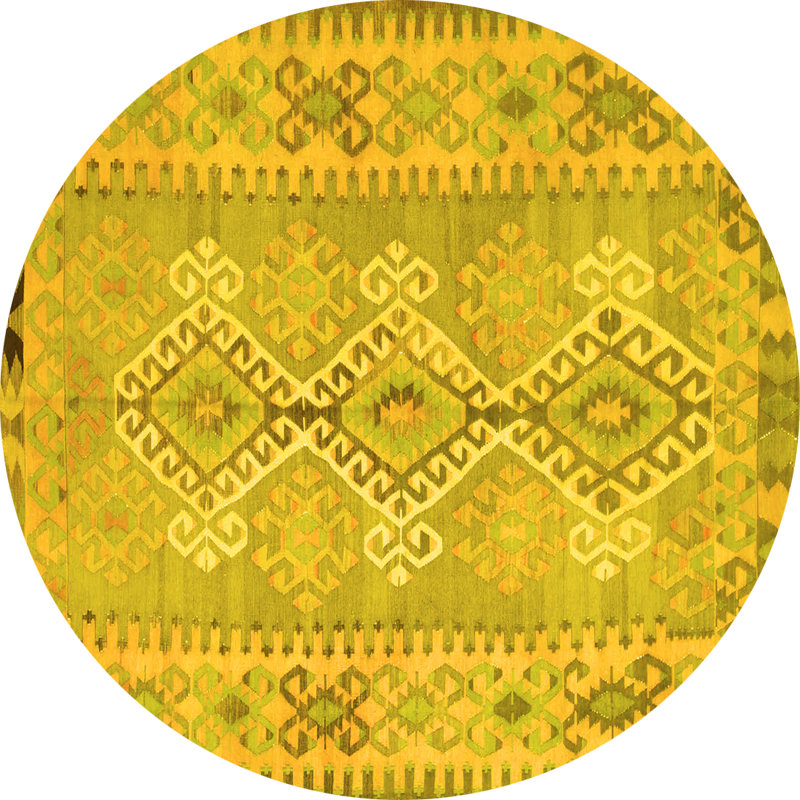 Hallei Performance Southwestern Indoor Rug, Round 4'