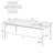 Industrial Dining Table for 6, Wooden Long Dinner Table with Mortise Tenon Design, Kitchen Table with Sturdy Metal Legs-2093556851-2093556845