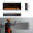 Linear Recessed-In Electric Fireplace With Remote Control, Adjustable Heat & Timer-211978036