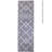 Custom Size Runner Rug Berber Style Trellis Gray Low Pile Slip Resistant Runner Rugs by Feet-953647627