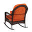 Chaise berçante d'extérieur en osier Ashawnti