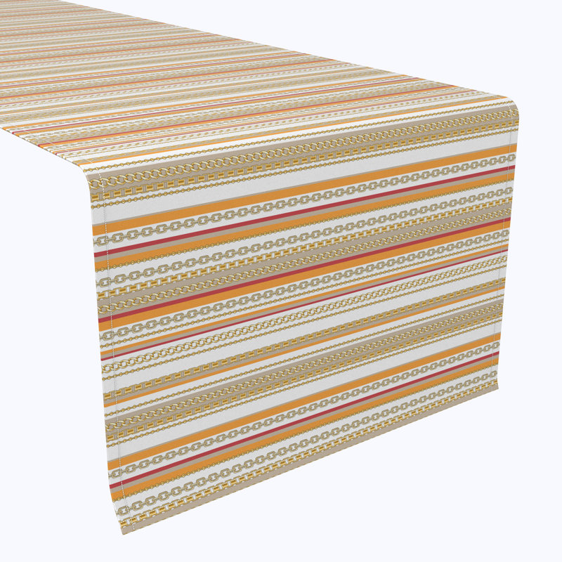 Formia Striped Table Runner, 72" x 12"