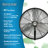 Hurricane Pro Commercial Grade Classic Oscillating Wall Mount Fan-103819947