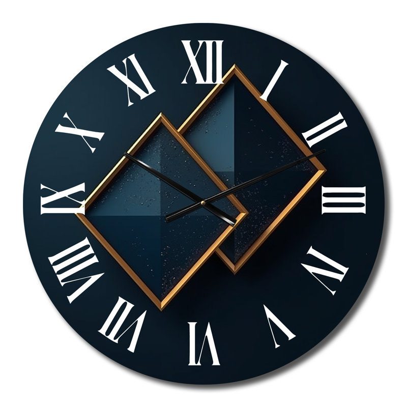 Horloge murale Rhombus in Deep I, Petit