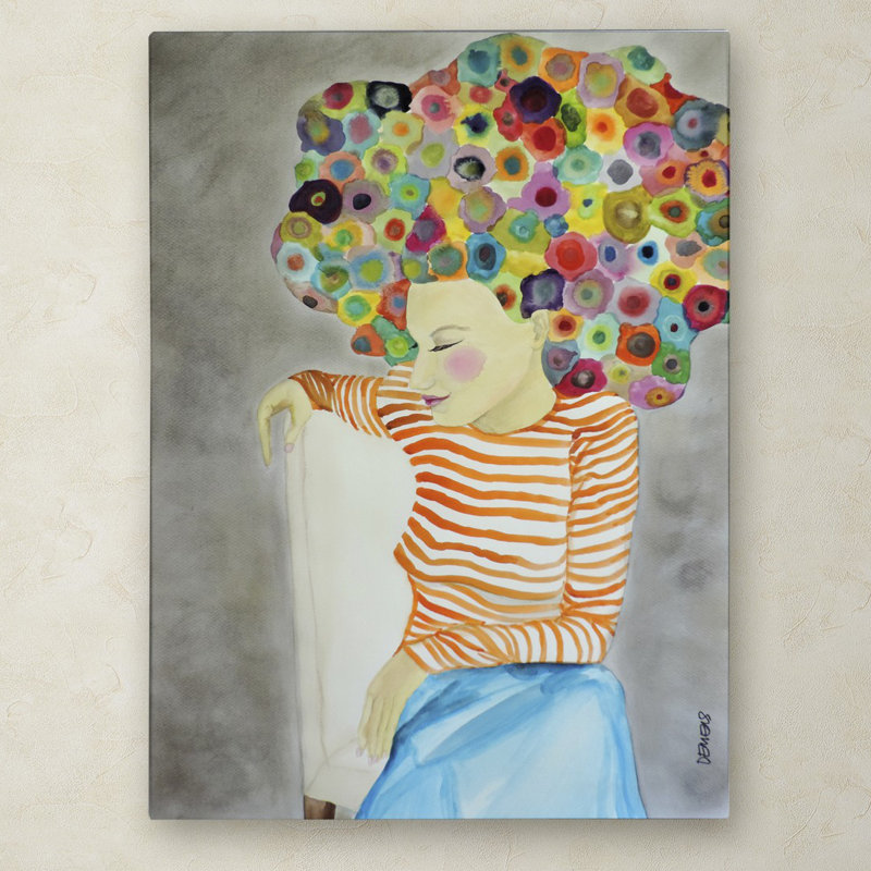 «Marion» par Sylvie Demers, reproduction sur toile, H 19 po x l 14 po x P 2 po
