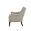 Fauteuil d'appoint Qwen à boutons capitonnés, beige-136386243