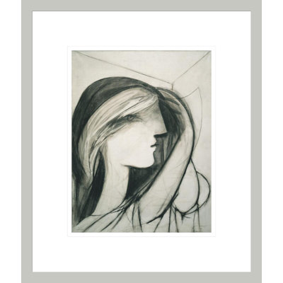 «Head of a Woman Right Profile» par Pablo Picasso, impression giclée sur cadre