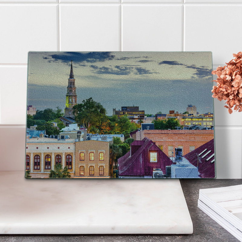East Urban Home Glass Cutting Board