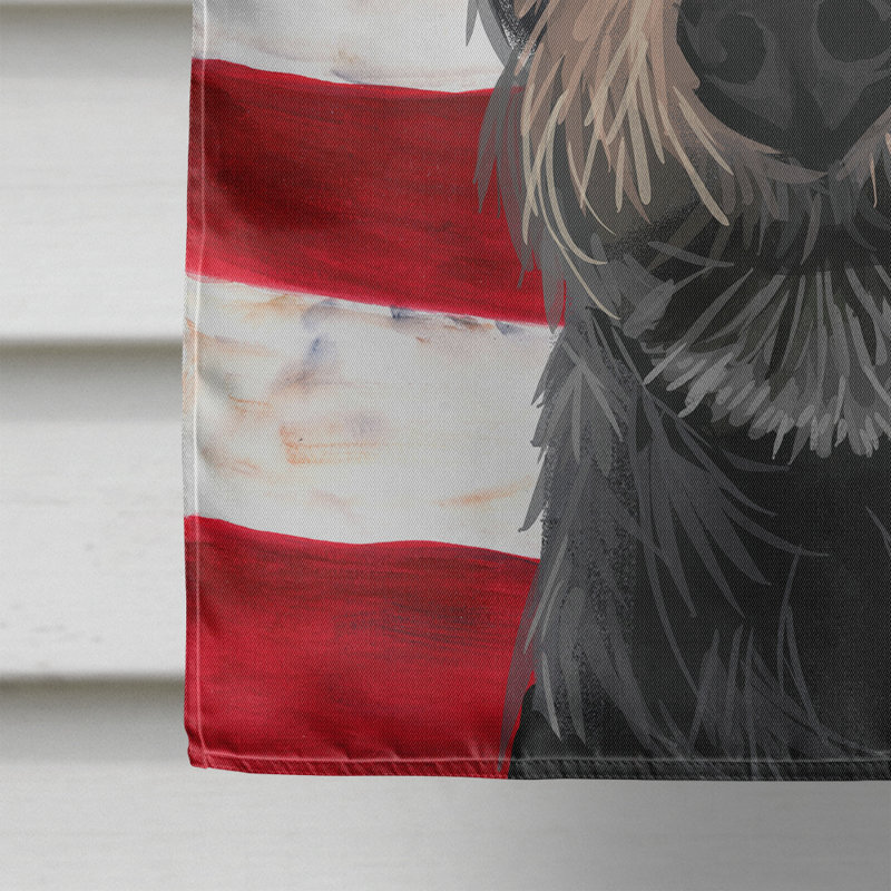 Double Sided 40'' H x 28'' W Polyester Independence Day House Flag, Pumi