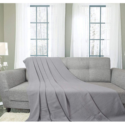 Couverture luxueuse en coton peigné