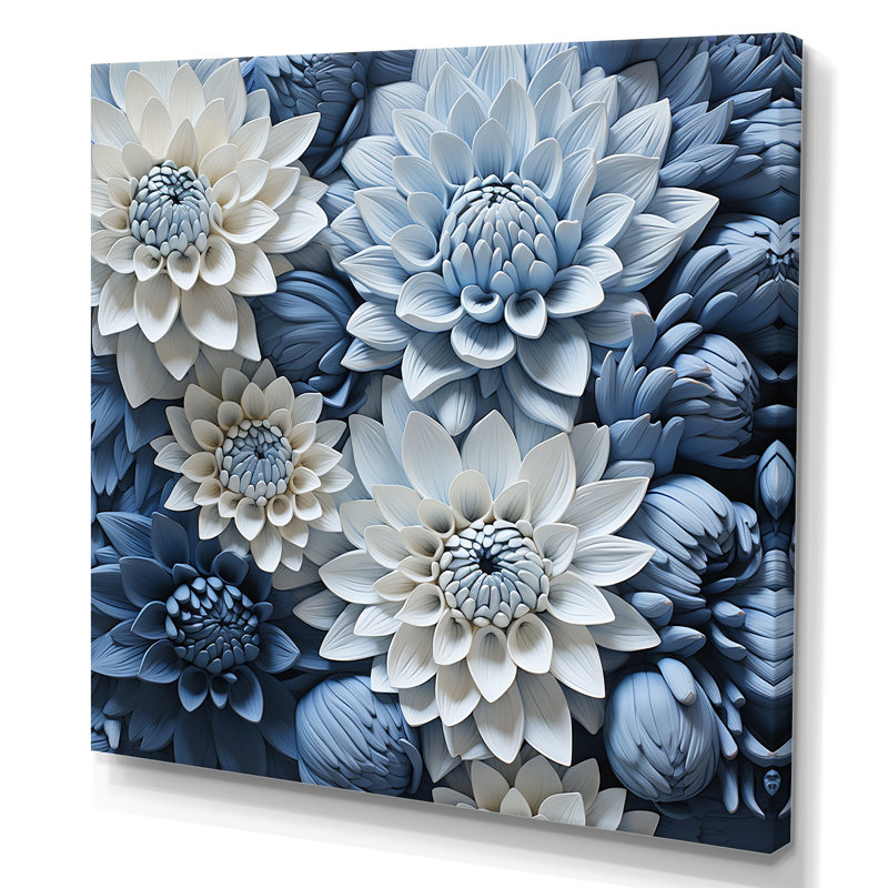 «Graceful Mums», impression sur toile, H 30 po x l 30 po x P 1 po, Toile tendue