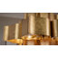 Lustre 12 lumières à 3 niveaux avec intérieur en feuille d'or Lillard-29552706