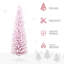 Arbre de Noël artificiel enneigé avec branches réalistes et base en plastique-692338704