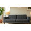 HOMCOM 3 Seater Sofa Velvet-Feel Fabric Couch with Deep Seat-1450141119