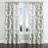 Country Farmhouse Room Darkening Curtains - Floral Olive Quiet Grommet Curtain - 1 Panel-1034106898-1034106897
