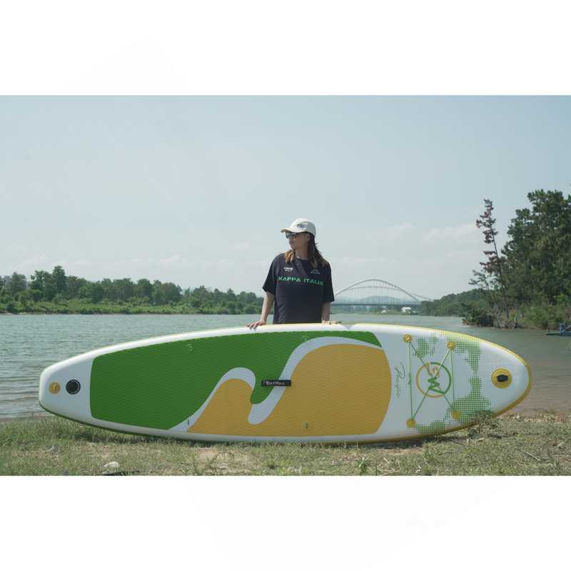 Planche de pagaie debout gonflable 11 pi x 34 po x 6 po avec accessoires