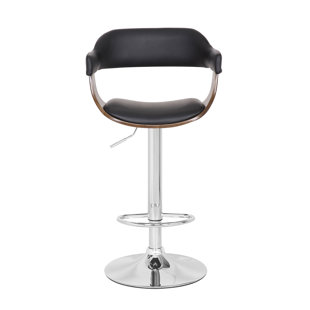 Swivel Upholstered Adjustable Height Counter Stool