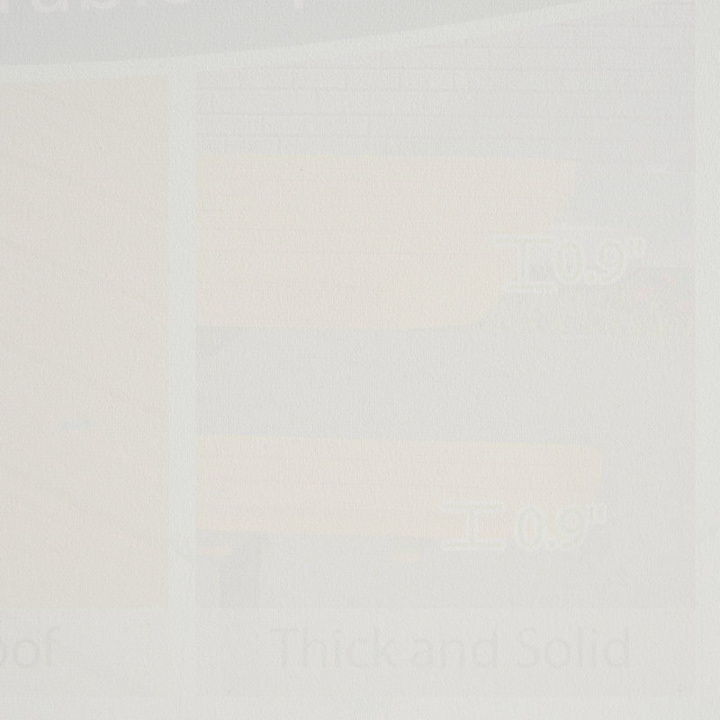 Repose-pieds rembourré carré, crème, Tissu crème
