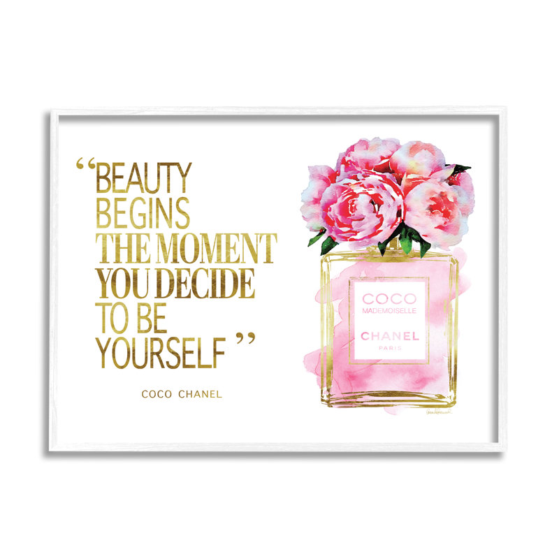 Créateur de mode, aquarelle, rose, aquarelle, mot inspirant, giclée noire, art texturé par Amanda Greenwood