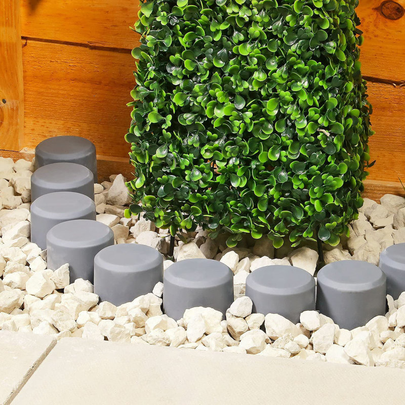 Emhouse Lawn Edging Fencing, Grey