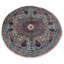 High-Quality Hand-Knotted Red And Navy Area Rug
