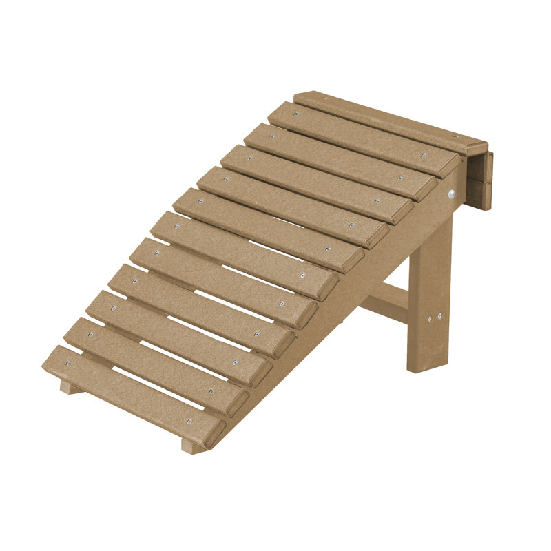 Tabouret pliant Wankowski, Bois patiné