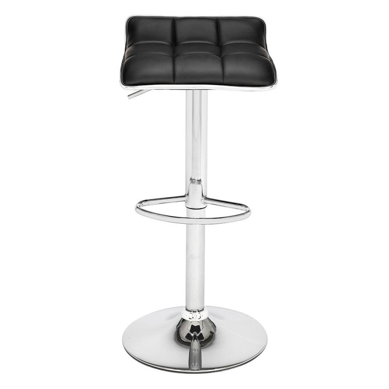 Tabouret de bar réglable en hauteur Brantice, Noir